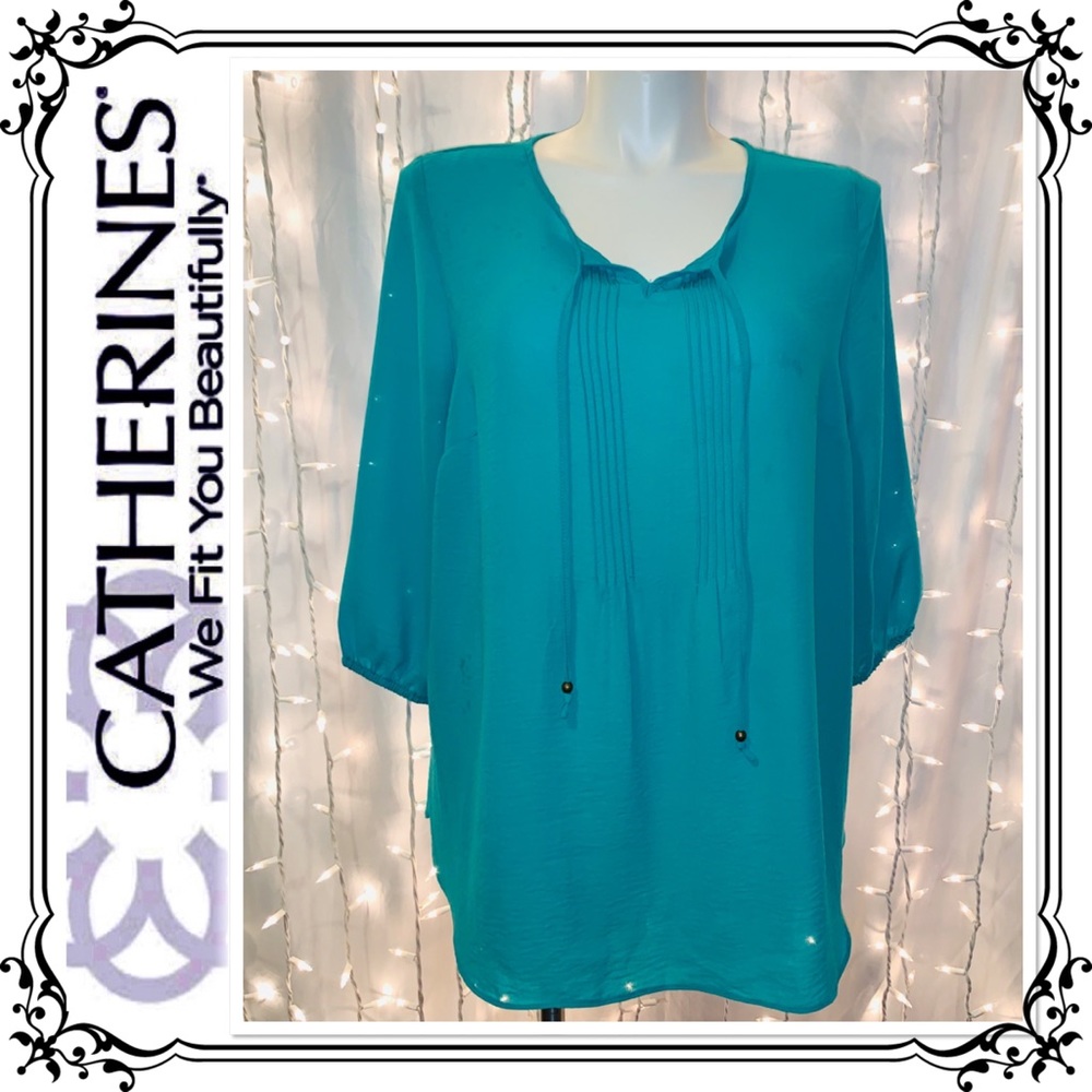 CATHERINES ⭐️ Long Sleeve Mint Green Fashion Tunic